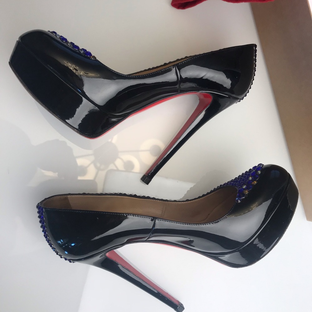 ❌SOLD❌CHRISTIAN LOUBOUTIN Swarovski custom Bianca - Picture 8 of 8